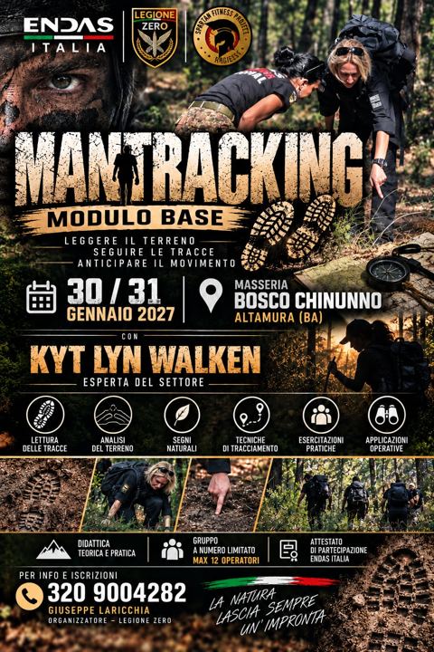 Locandina: Corso Mantracking · Modulo base