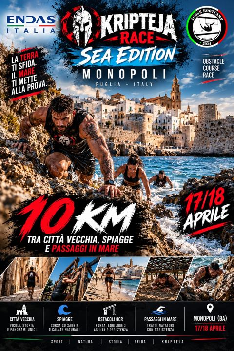 Locandina: Kripteja Race · Sea Edition